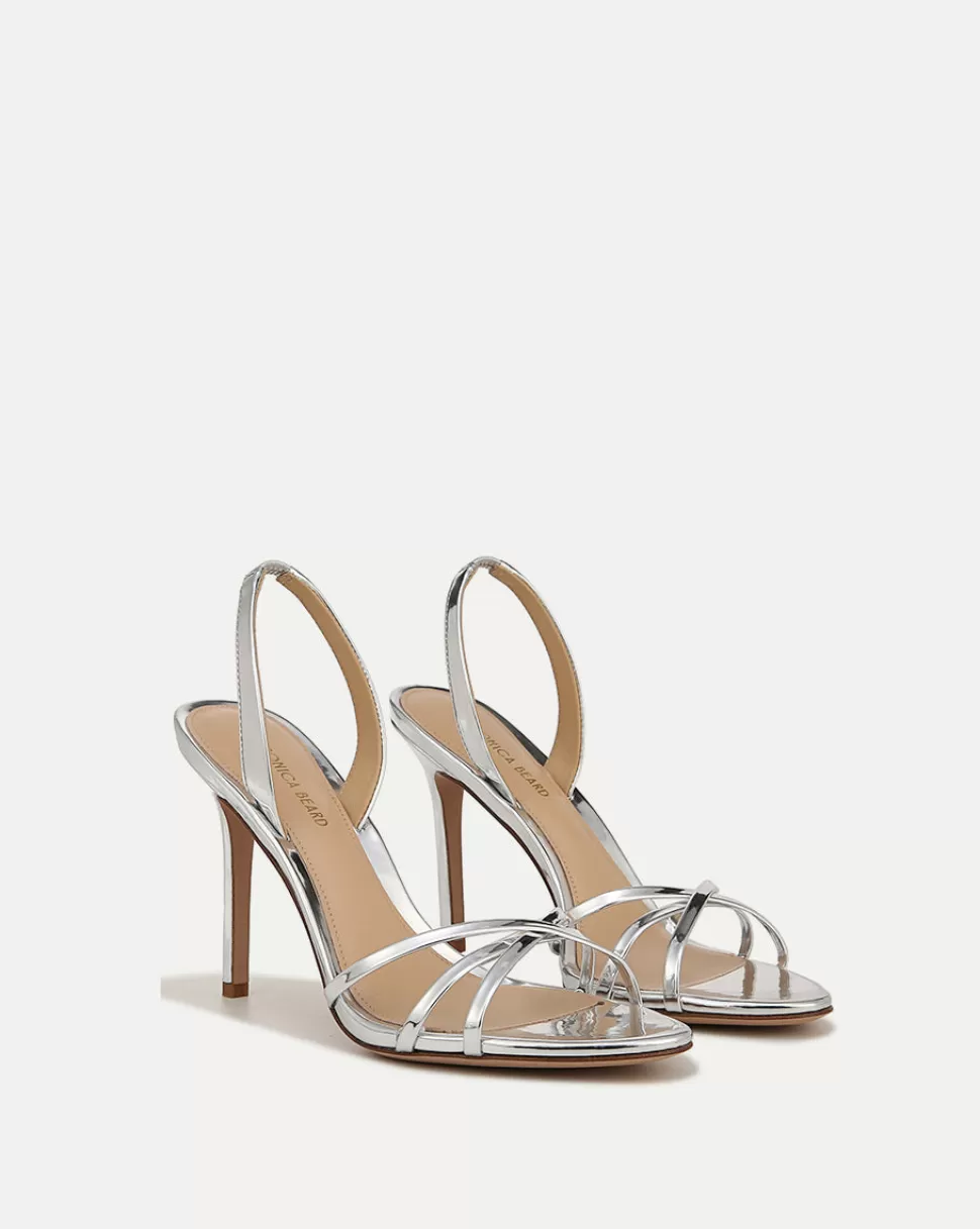 Veronica Beard Shoes | All Shoes>Adelle Metallic Sandal Silver