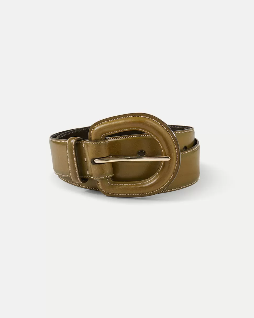 Veronica Beard Home & Accessories | Accessories>Aloe Belt Green