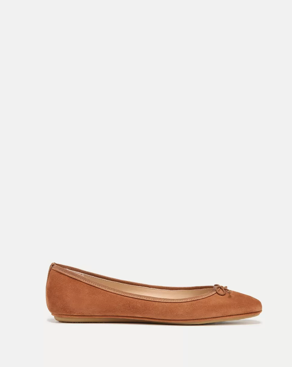 Veronica Beard Shoes | All Shoes>Beatrix Suede Ballet Flat Hazelwood