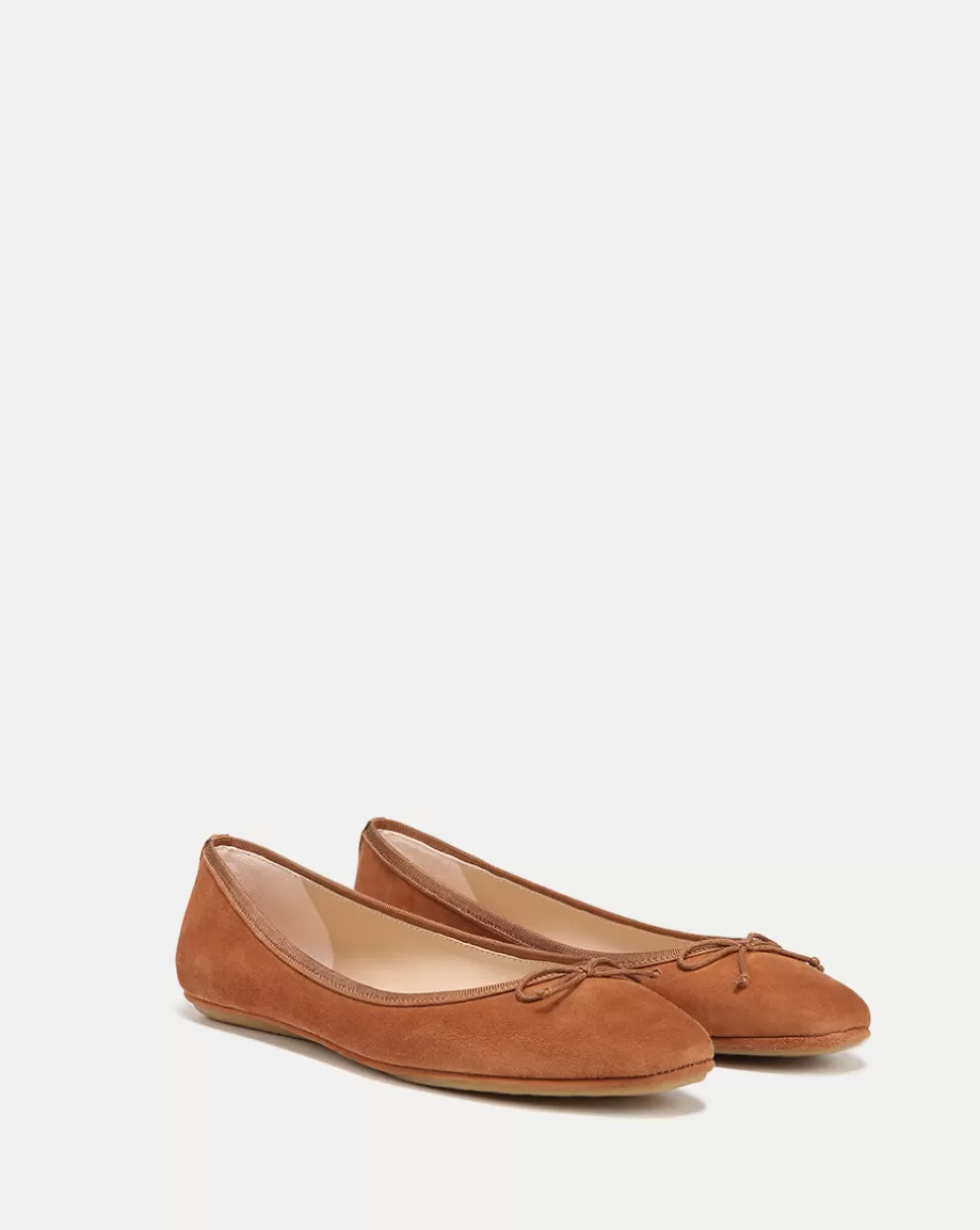 Veronica Beard Shoes | All Shoes>Beatrix Suede Ballet Flat Hazelwood