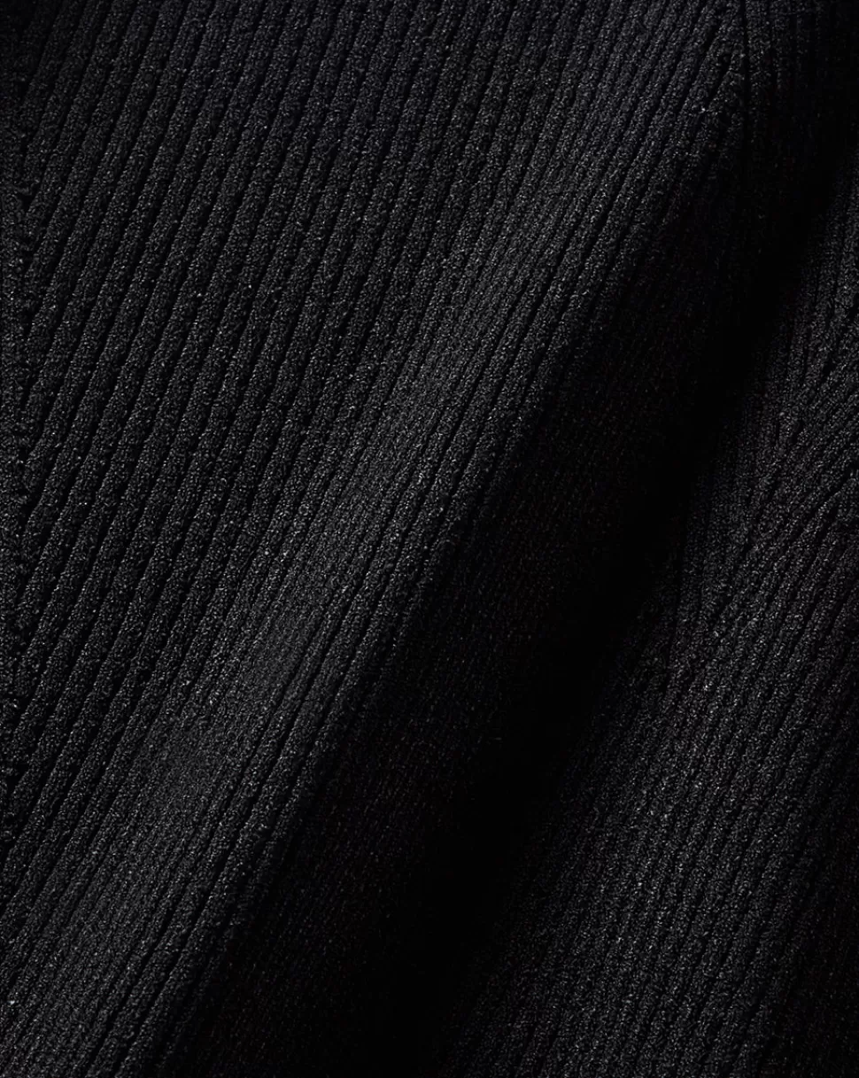 Veronica Beard Clothing | Sweaters>Callie Ribbed-Knit Sweater Black