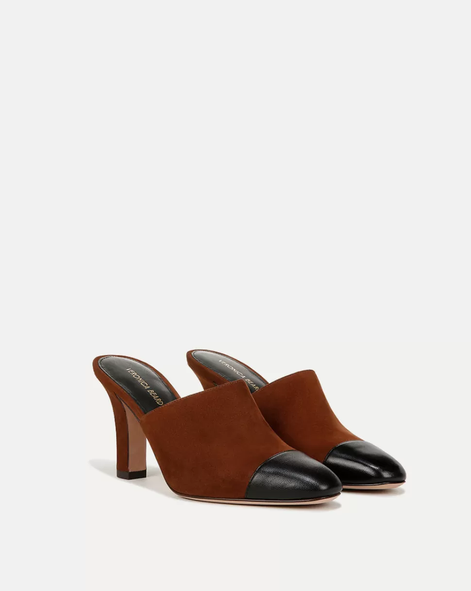 Veronica Beard Shoes | All Shoes>Carlotta Suede Mixed-Media Heel Black