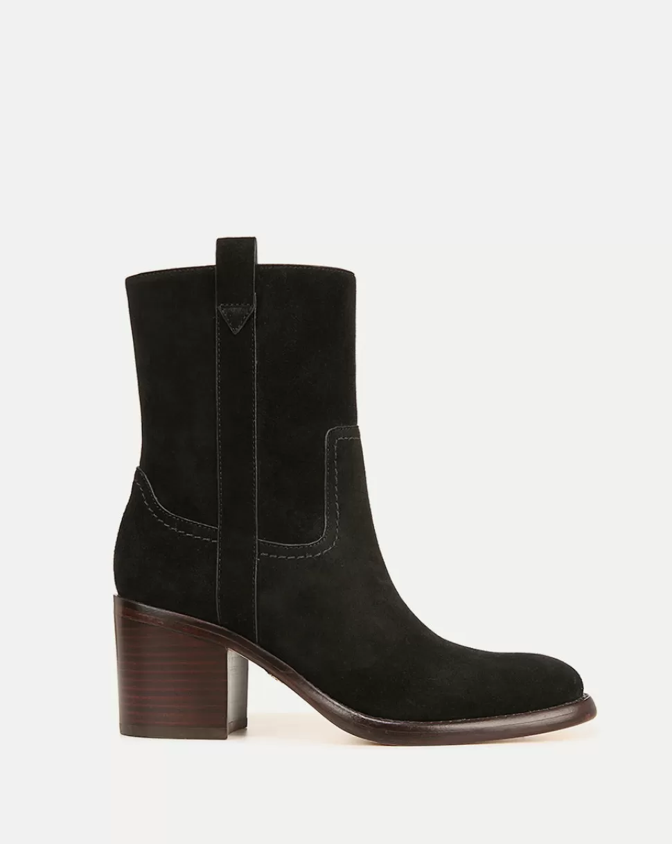 Veronica Beard Shoes | All Shoes>Carmen Suede Bootie Black