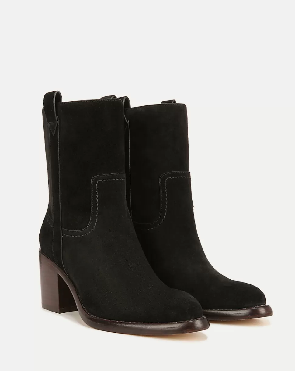 Veronica Beard Shoes | All Shoes>Carmen Suede Bootie Black