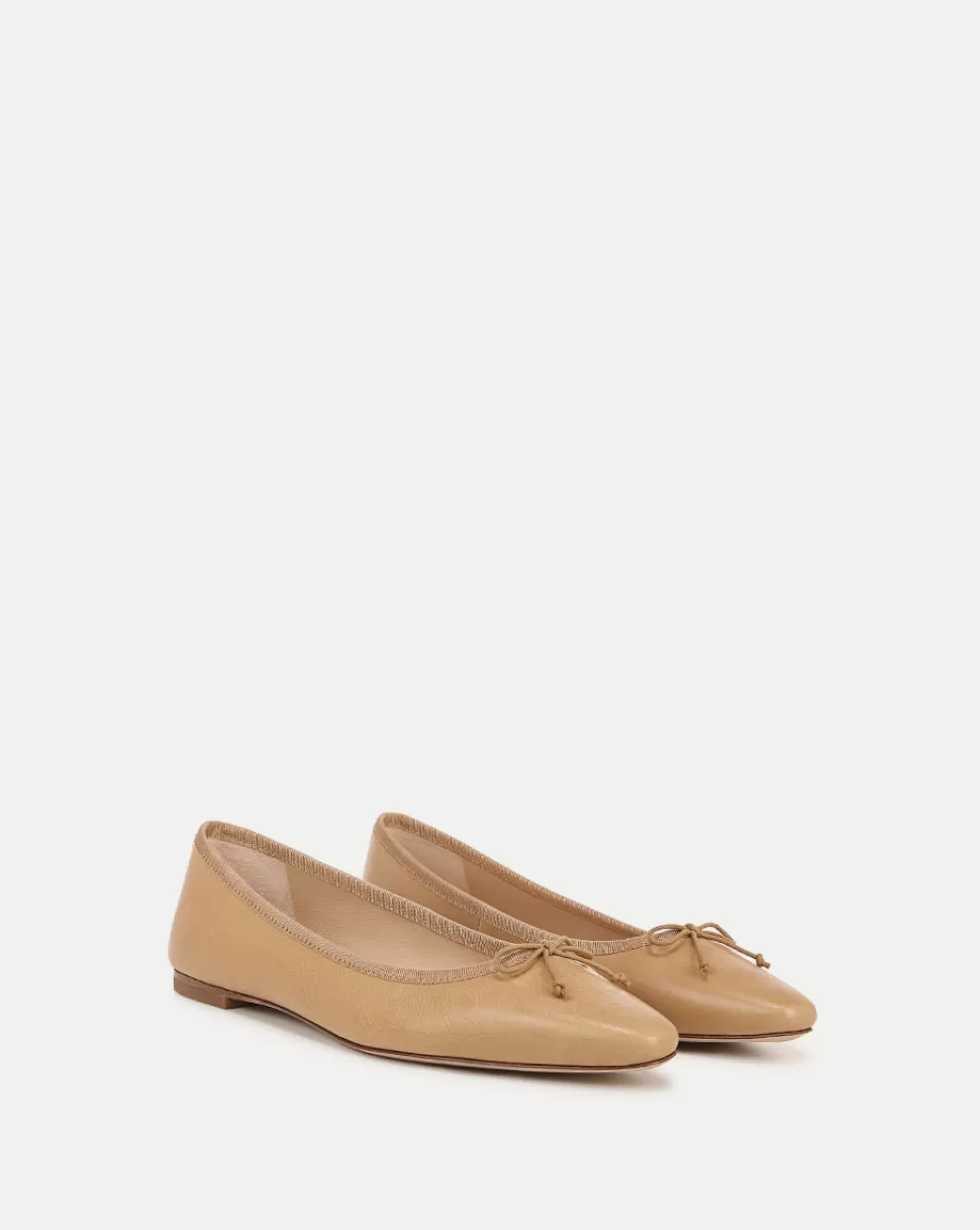 Veronica Beard Shoes | All Shoes>Catherine Leather Ballet Flat Natural