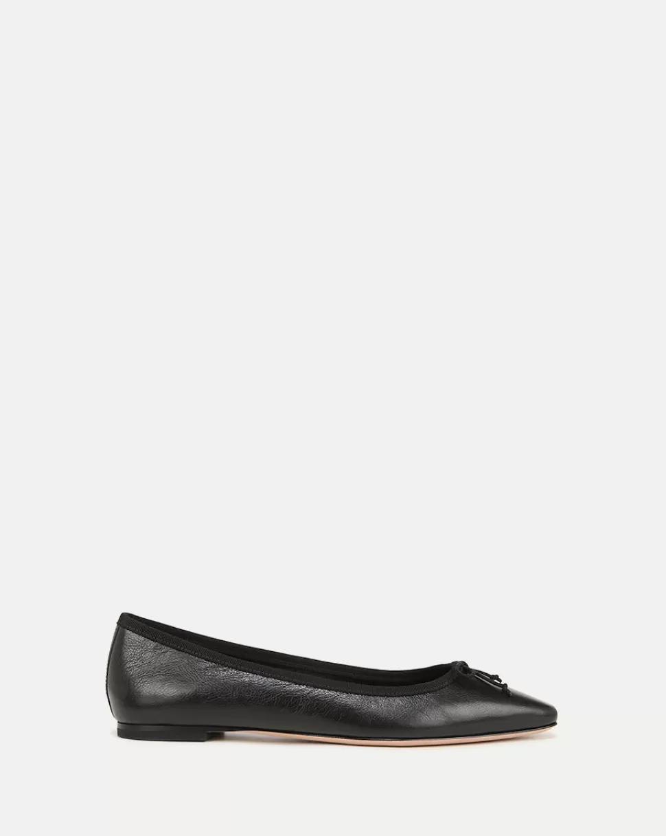 Veronica Beard Shoes | All Shoes>Catherine Leather Ballet Flat Black
