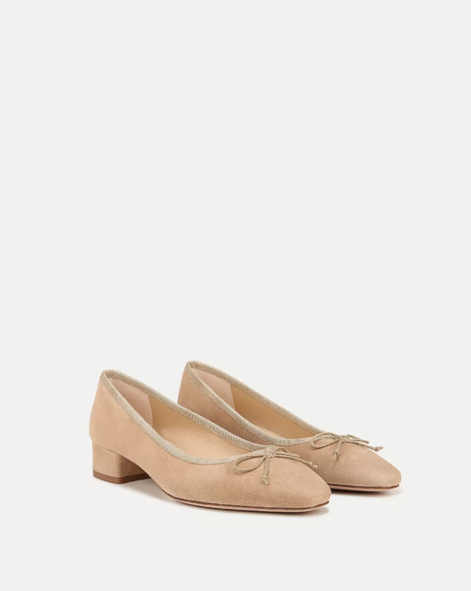 Veronica Beard Shoes | All Shoes>Cecile Suede Ballet Pump Sand