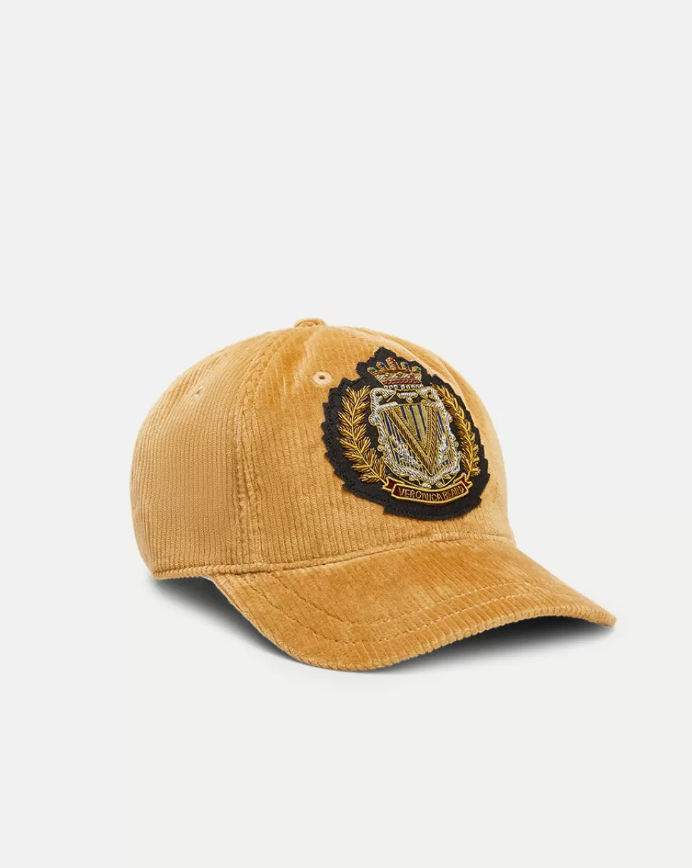 Veronica Beard Home & Accessories | Accessories>Corduroy Baseball Cap Khaki