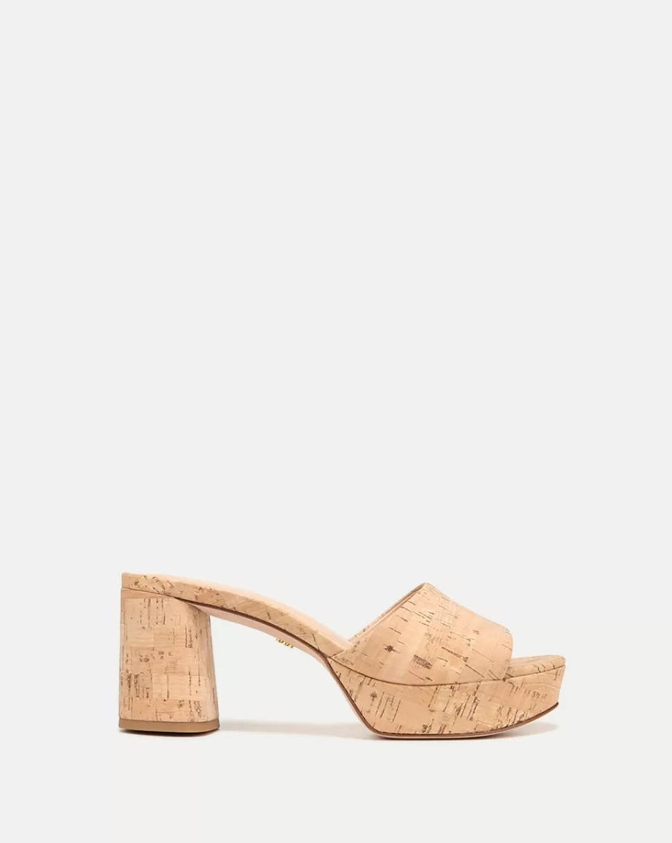 Veronica Beard Shoes | All Shoes>Dali Block-Heel Sandal Natural