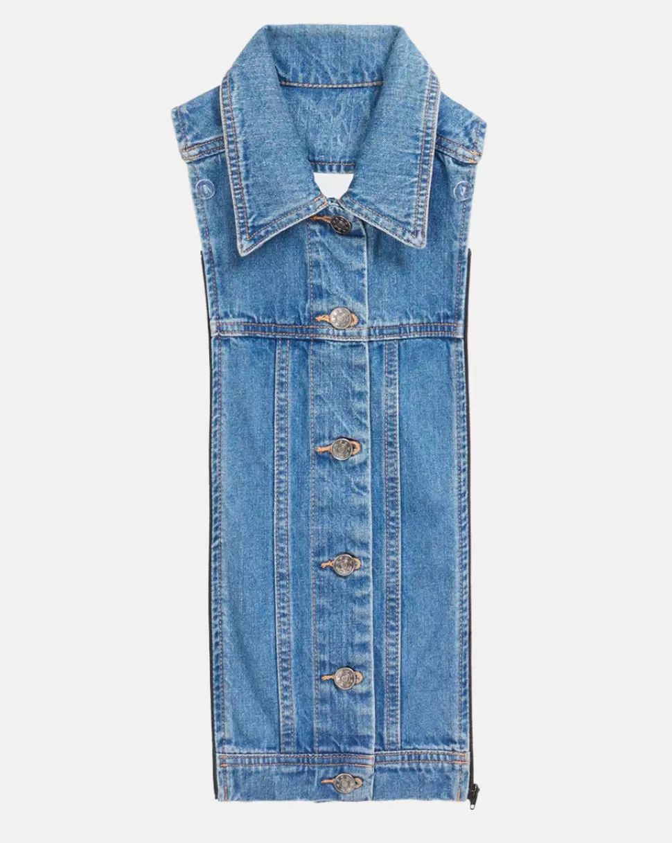 Veronica Beard Best Sellers | Dickeys>Denim Slate Dickey Denim-Blue