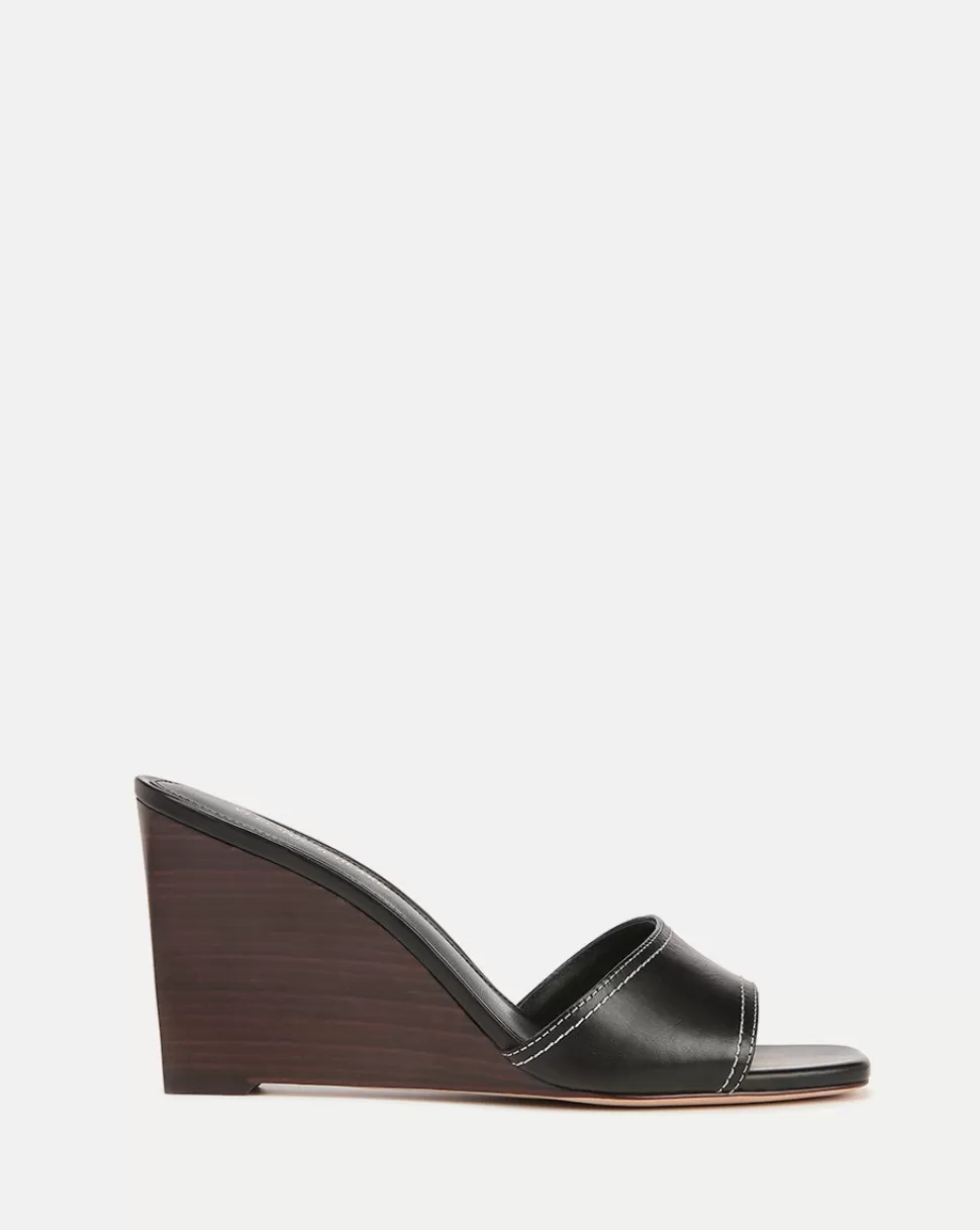 Veronica Beard Shoes | All Shoes>Ellen Peep-Toe Wedge Black