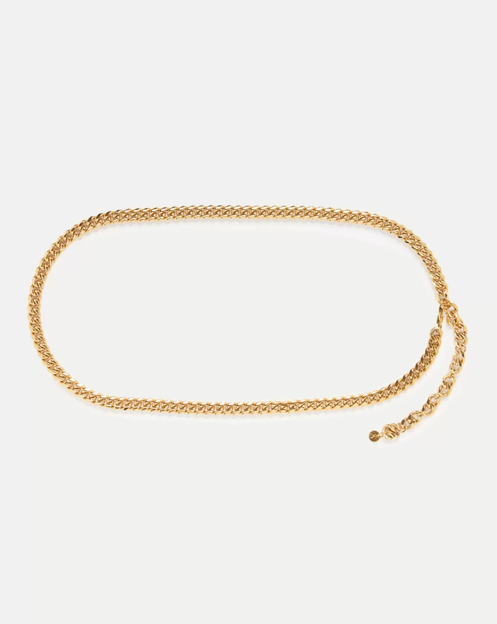 Veronica Beard Home & Accessories | Accessories> Chain Link Belt Gold