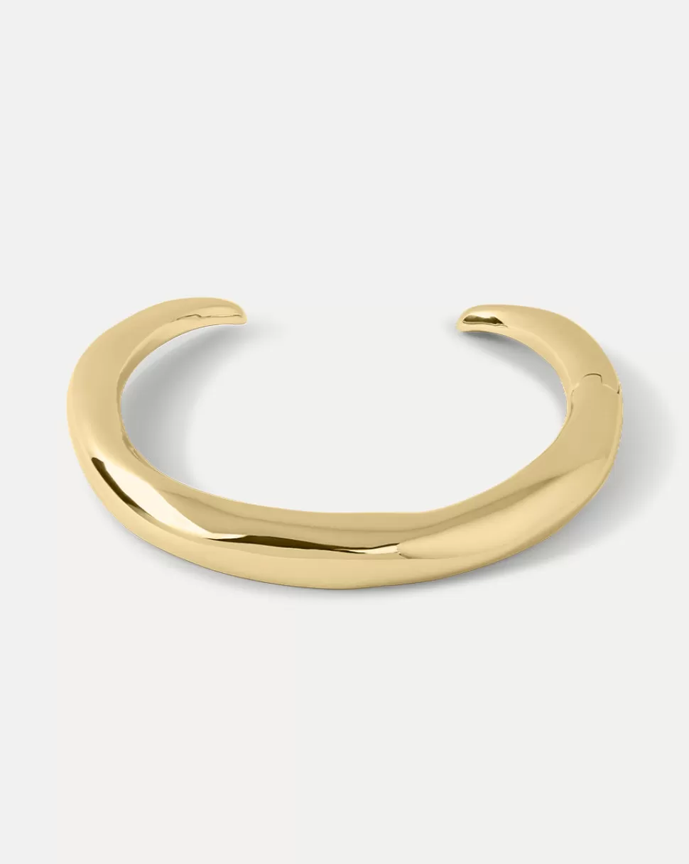 Veronica Beard Home & Accessories | Accessories> Metal Hinge Collar Necklace Gold