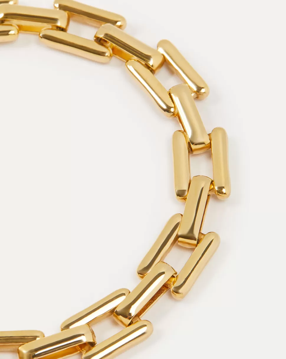 Veronica Beard Home & Accessories | Accessories> Square Link Bracelet Gold