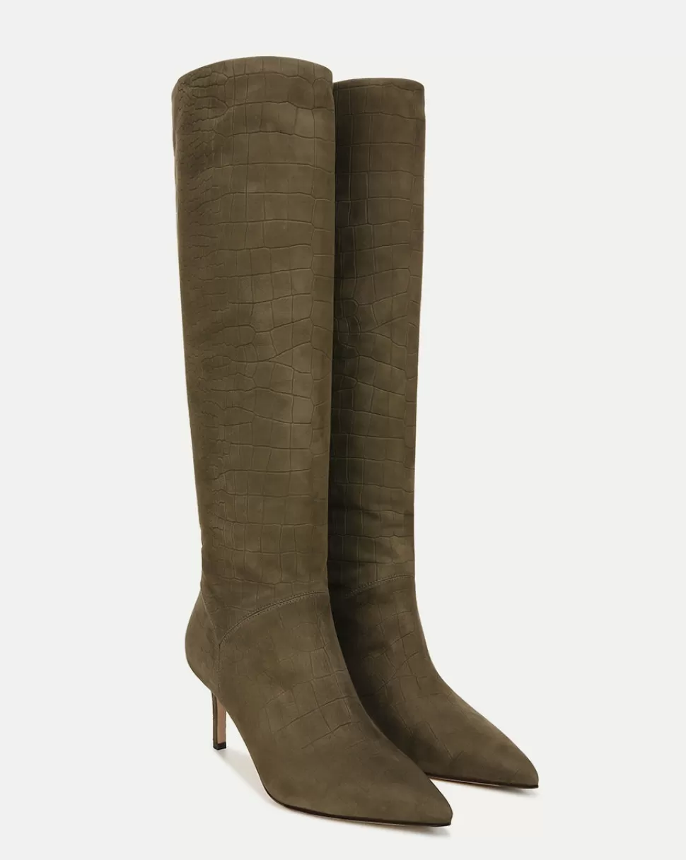 Veronica Beard Shoes | All Shoes>Lexington Leather Boot Khaki