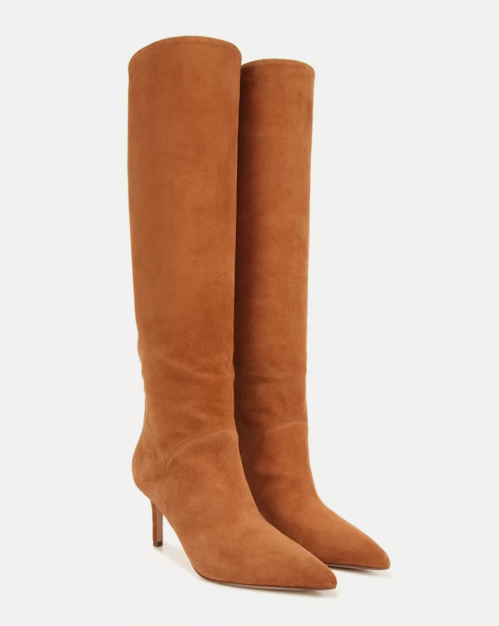 Veronica Beard Shoes | All Shoes>Lexington Suede Boot Hazelwood