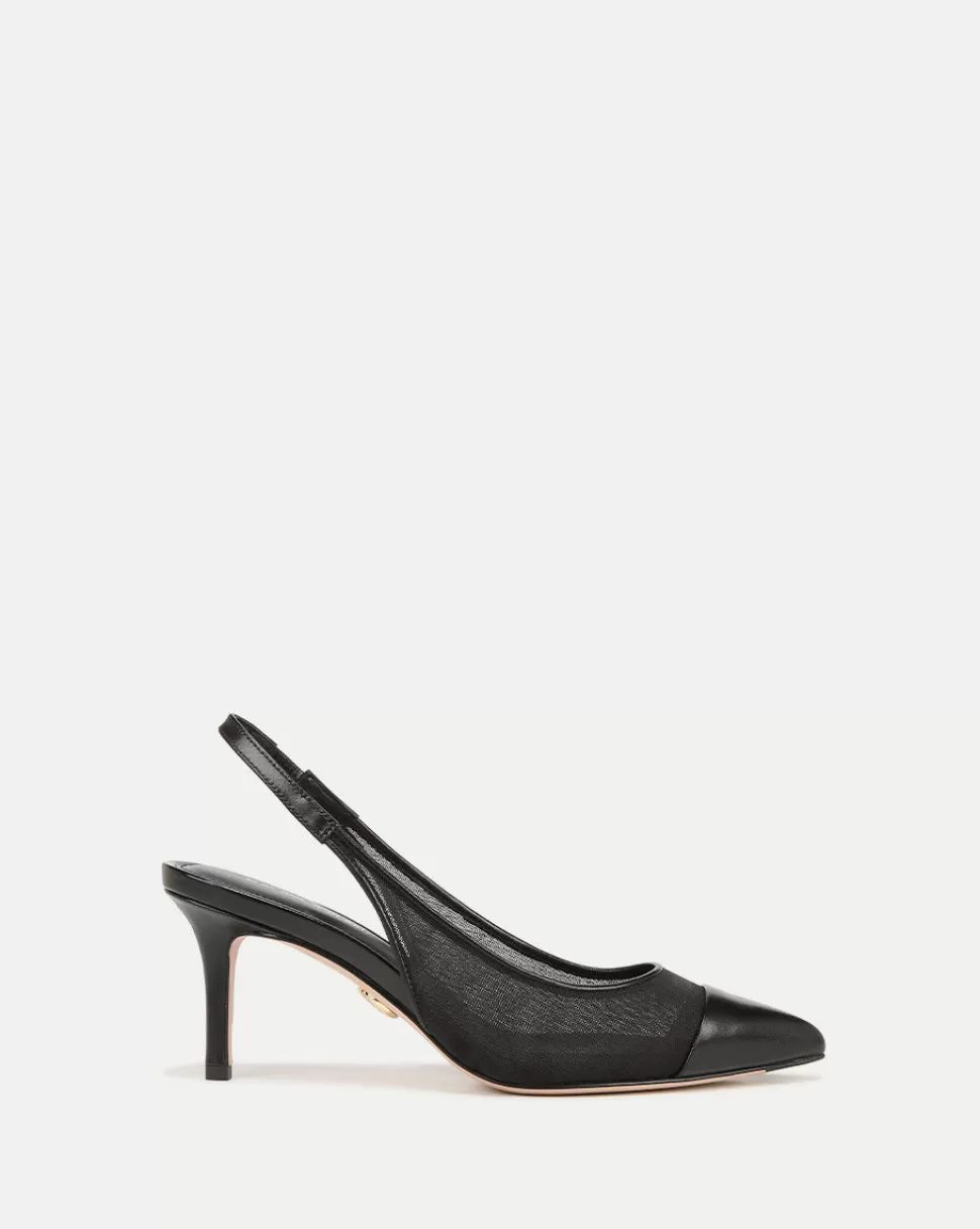 Veronica Beard Shoes | All Shoes>Liliana Mesh Slingback Pump Black