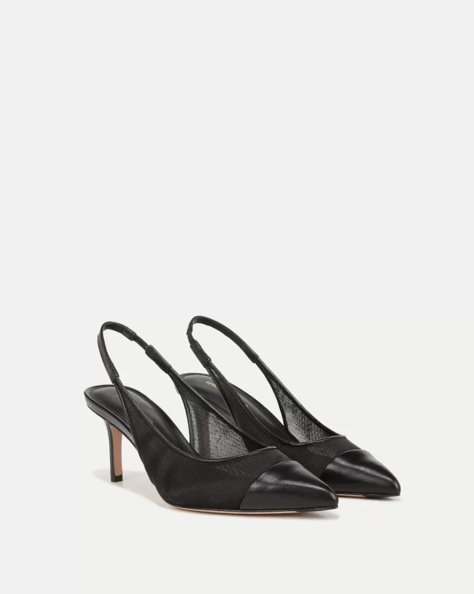 Veronica Beard Shoes | All Shoes>Liliana Mesh Slingback Pump Black