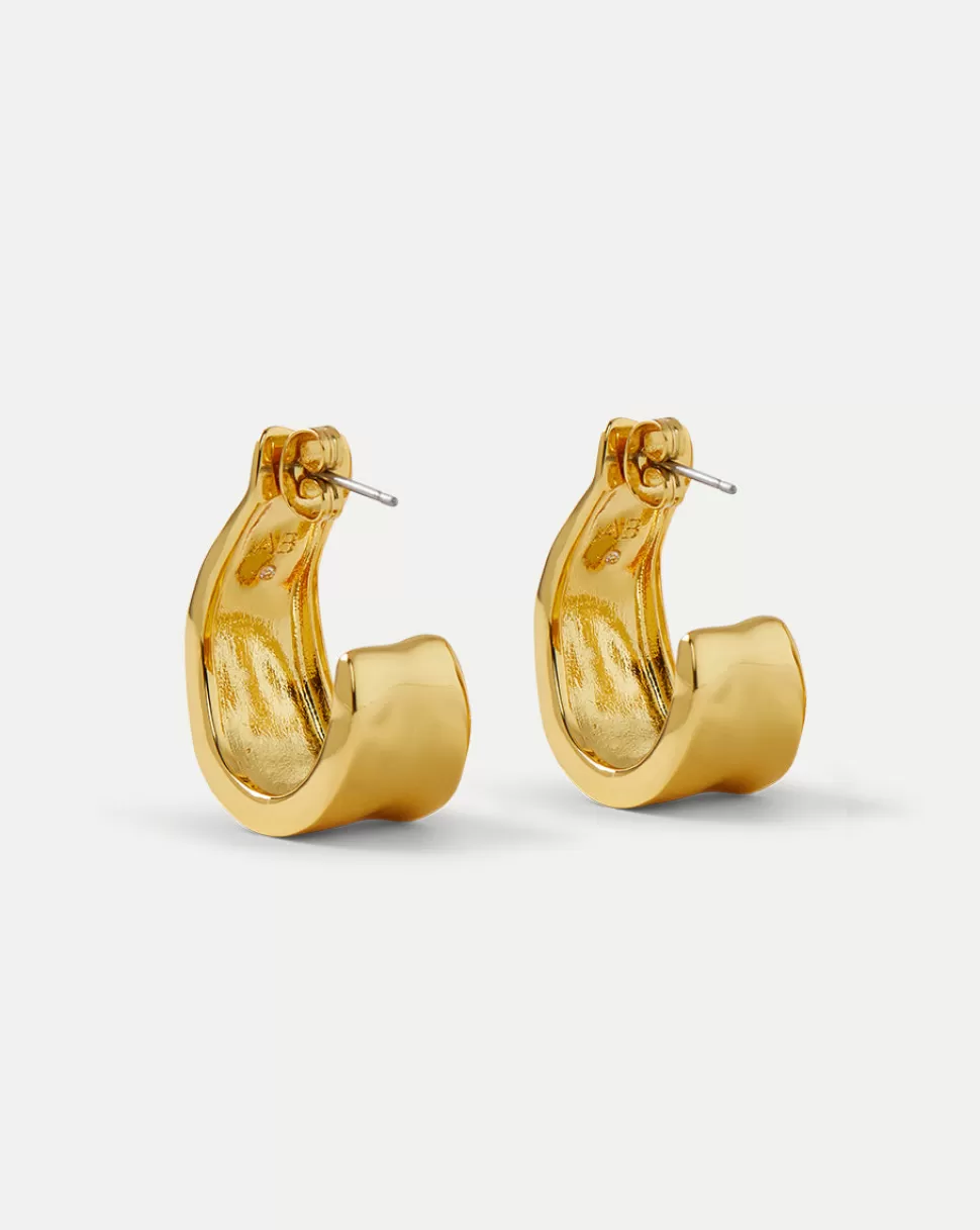 Veronica Beard Home & Accessories | Accessories>Molten Ribbon Hoop Gold