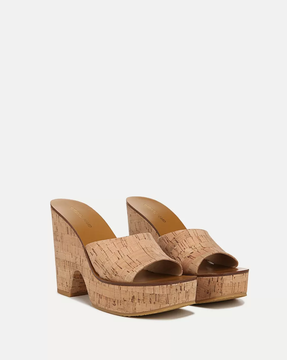 Veronica Beard Shoes | All Shoes>Paulita Cork Wedge Sandal Natural