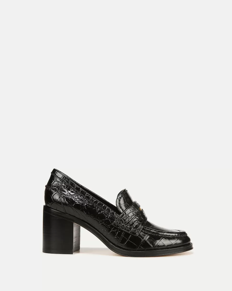 Veronica Beard Shoes | All Shoes>Penny Loafer Heel Black