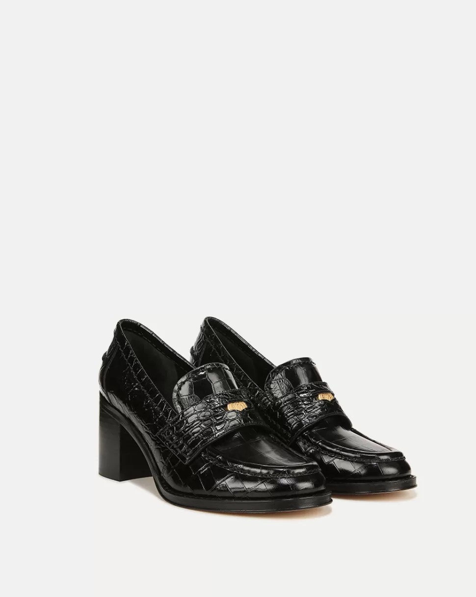 Veronica Beard Shoes | All Shoes>Penny Loafer Heel Black