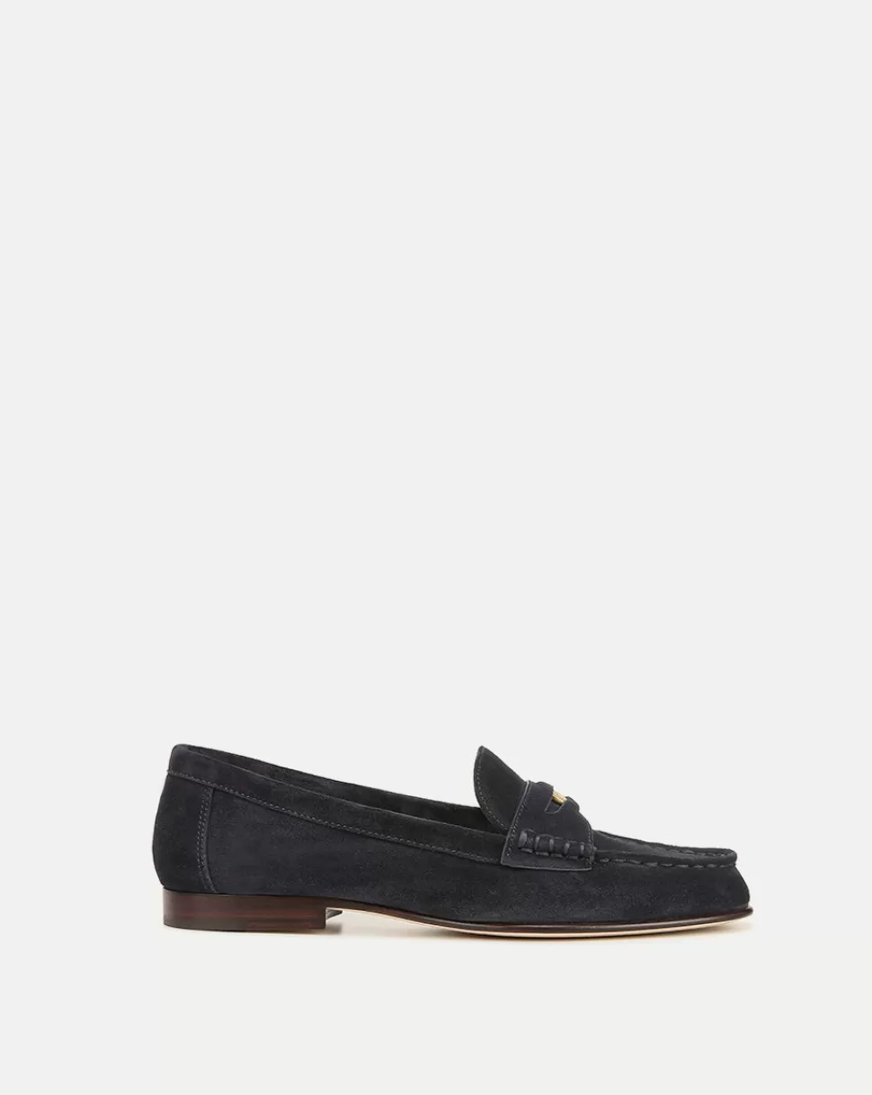 Veronica Beard Best Sellers | Shoes>Penny Suede Loafer Eclipse