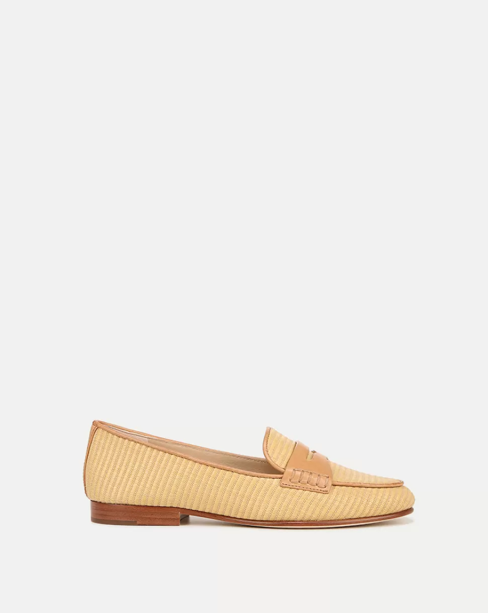Veronica Beard Shoes | All Shoes>Raffia Penny Loafer Natural