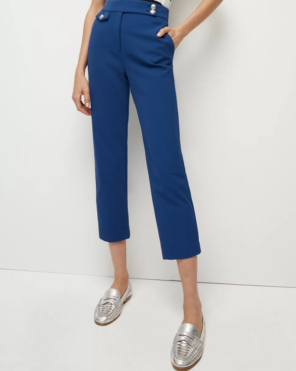 Veronica Beard Pants | Matching Sets>Renzo Scuba Pant Cerulean