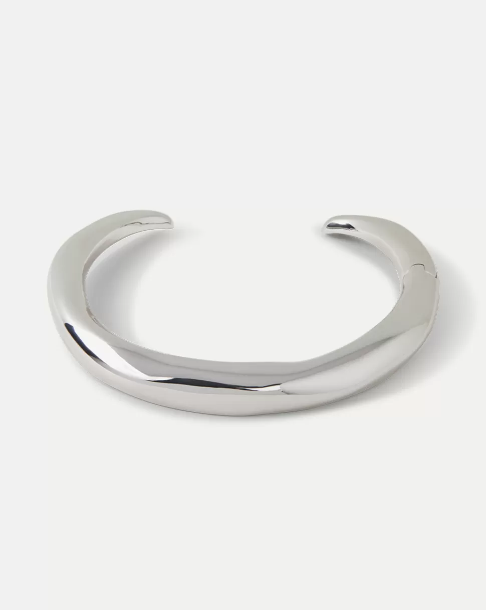 Veronica Beard Home & Accessories | Accessories> Metal Hinge Collar Necklace Silver