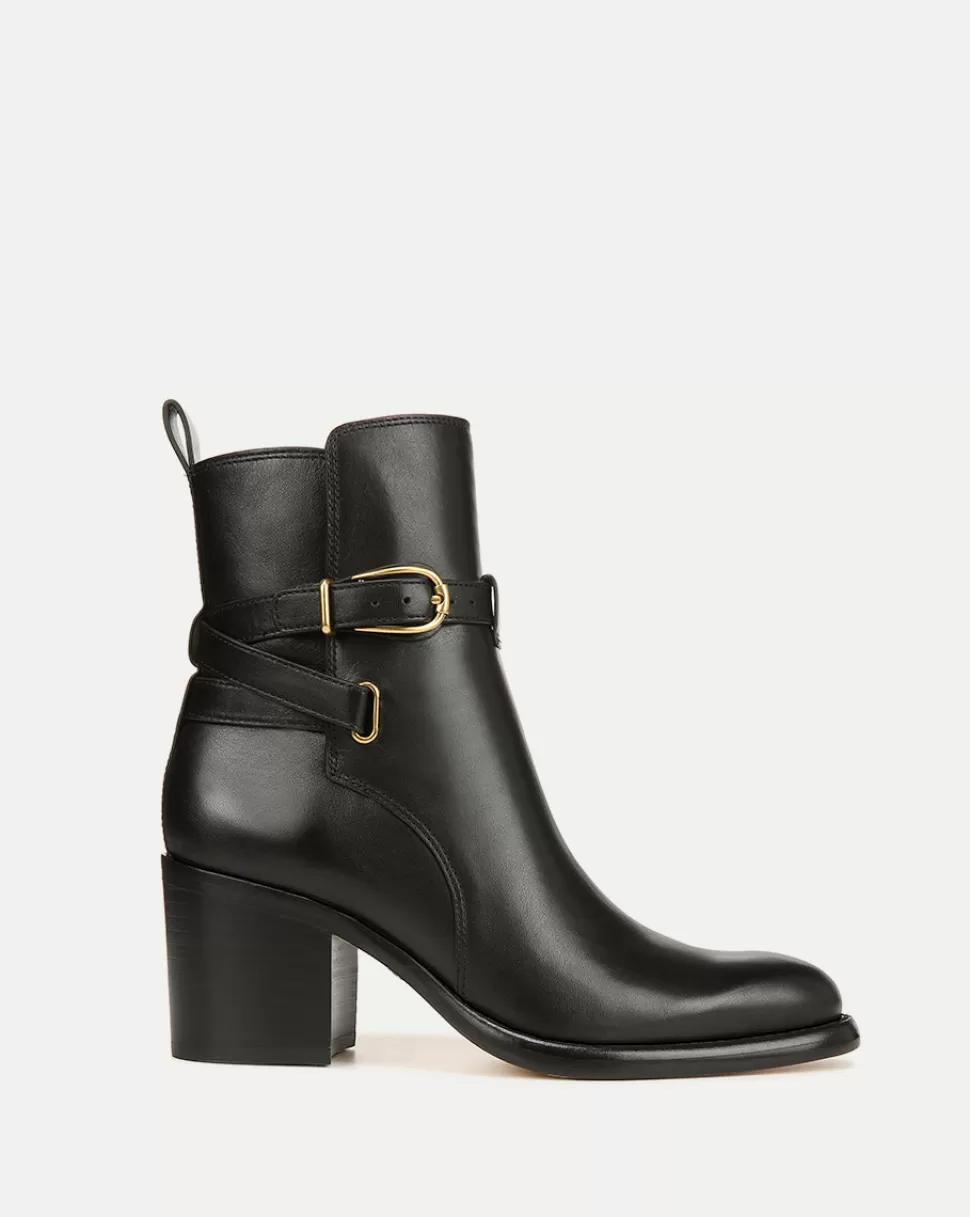 Veronica Beard Shoes | All Shoes>Sohelia Leather Ankle Bootie Black
