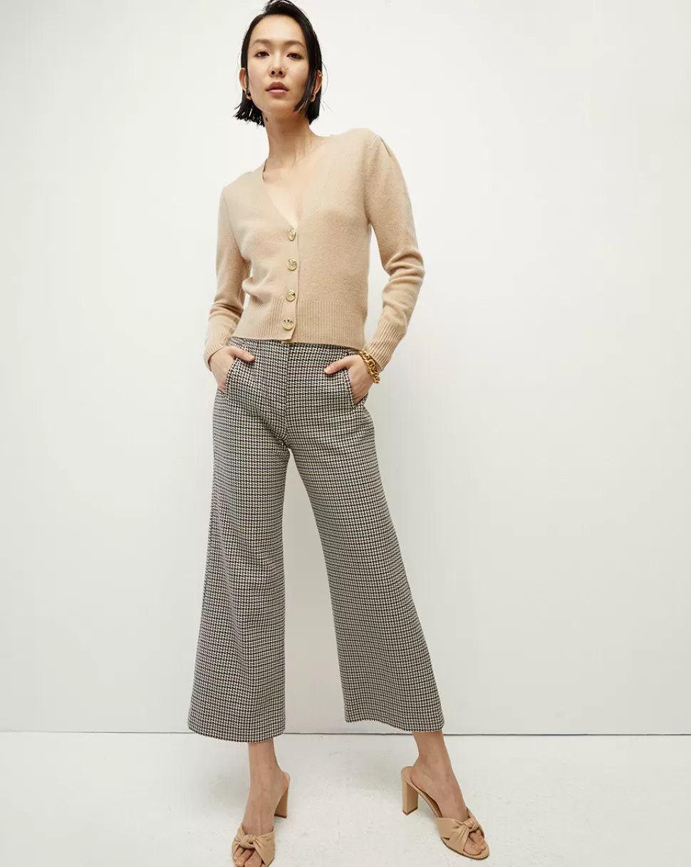 Veronica Beard Sweaters>Solene Cashmere Cardigan Beige