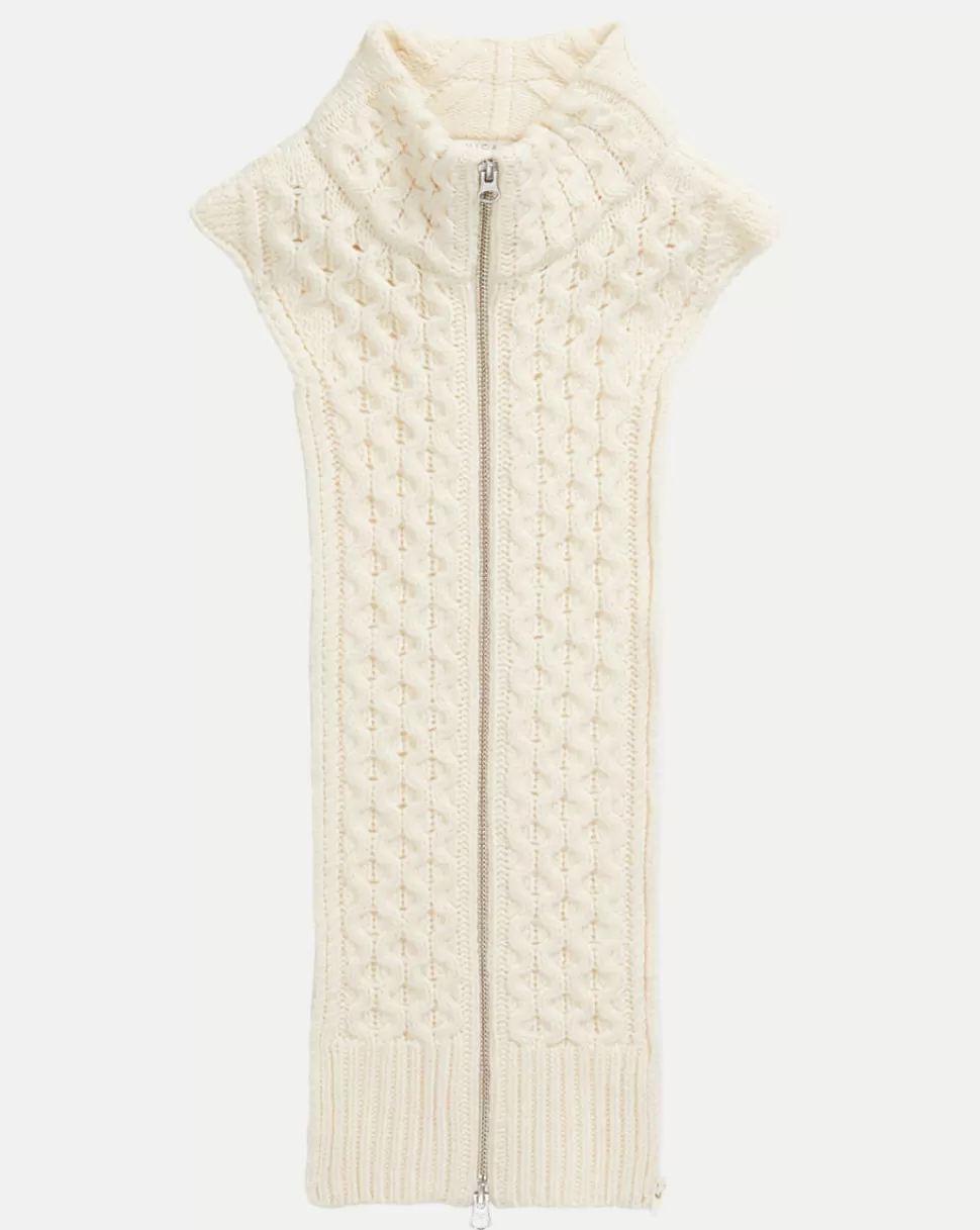 Veronica Beard Dickeys | Dickeys>Upstate Soft Merino Wool Dickey Ivory