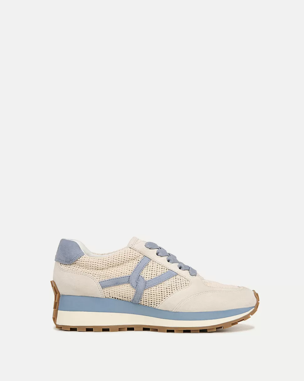 Veronica Beard Shoes | All Shoes>Valentina Two-Toned Cream/Light Blue Sneakers Coco Vista